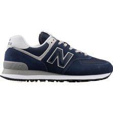 New Balance 574 Lacivert Unisex Günlük Ayakkabı ML574EVN Bağcıklı Taban Tipi Konforlu Tasarım
