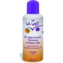 Vi-Vet Sir Ağda Sonrası Temizleme ve Masaj Yağı 125 ml Portakal Aromalı Özel Formül