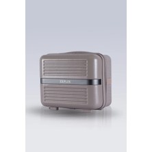 Zeplin Nora PC Policarbon Makyaj Çantası & El Valizi Kum Beji