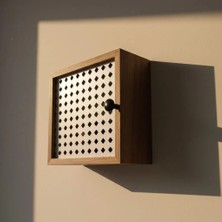 Modem Saklama Kutusu Meşe