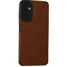 Verto Newface Samsung Galaxy A05S Kılıf Loop Deri Silikon - Kahverengi