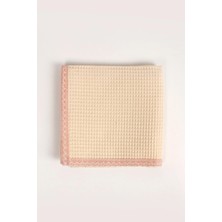 Ellia Soft Softlace Dantelli %100 Pamuk Waffle Havlu Mutfak Bezi Şık ve Zarif Tasarım 50X70 cm Krem