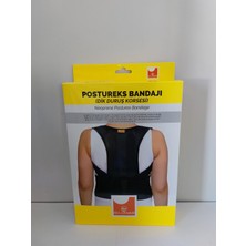 Dik Duruş Korsesi, Duruş Düzeltici, Siyah, Standart Beden