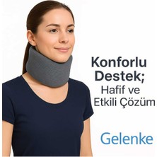 Konforlu Medikal Sünger Boyunluk, Boyun Destek ve Düzleşme Için Rahatlık