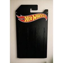 Hot Wheels Hotwheels Temalı Kartonetle Saklamalı 30 Arabalik Sergileme Rafı Sadece Regular ve Silver