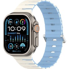 Kordify Apple Watch 49/46/45/44/42MM Uyumlu Zed Magnet Silikon Kordon