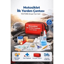 Motorsiklet Ilk Yardım Çantası Yönetmelik Uyumlu Tüvtürk Uyumlu 35 Parça