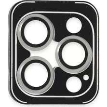 Verto Joko Apple iPhone 16 Pro Max Pvd Metal Kamera Lens - Gümüş