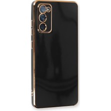 Verto Newface Samsung Galaxy S20 Fe Kılıf Volet Silikon - Siyah