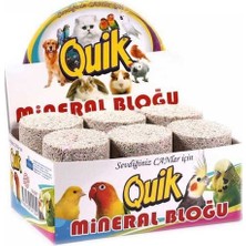 Quik Kuşlar İçin Mineral Blok Gaga Taşı 1 Ekstra Vitaminli Sağlıklı Gaga Yapısı Destekleyici