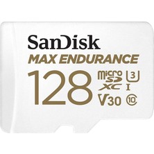 SanDisk MAX ENDURANCE microSDXC 128GB + SD Adapter - for home security cameras & dashcams