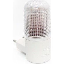 Vmax Smd LED Gece Lambası Beyaz Renk Çocuk Odası İçin Priz Tipi Kullanım Alanı