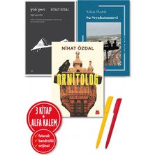 Kırmızı Kedi Yayınevi Alfa Kalem+Ornitolog+Su Seyahatnamesi+Yük Yeri(Nihat Özdal) 3 Kitap / Roman Öykü