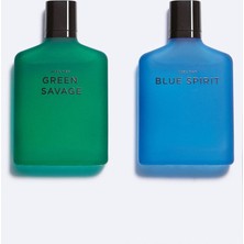 ZARA MAN GREEN SAVAGE + ZARA MAN BLUE SPIRIT EAU DE TOILETTE 2X100 ML İNDİRİMSEHRİ