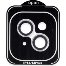 Verto Joko Apple iPhone 14 Pvd Metal Kamera Lens - Gümüş