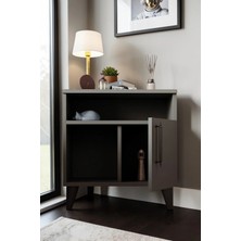 Msy Home Loft Serisi Kapaklı 2 Bölmeli Komodin