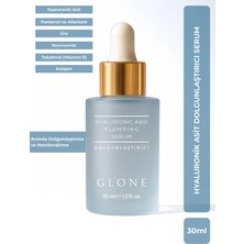 Hyaluronik Asit Dolgunlaştırıcı Yüz Serumu | 30 ml | Pürüzsüzleştirici Etki, Kolajen & Niacinamide 