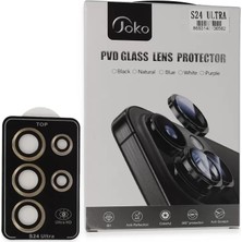 Verto Joko Samsung Galaxy S24 Ultra Pvd Metal Kamera Lens - Gold