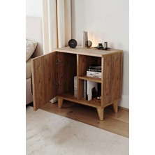 Msy Home Vento Minimal 3 Bölmeli Kapaklı Komodin