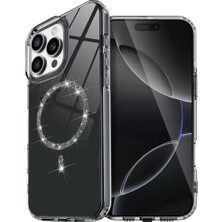 Verto Newface Apple iPhone 16 Pro Live Diamond Magsafe Kapak - Siyah