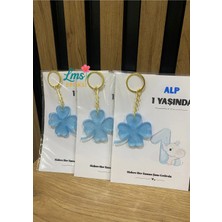 LMS Gift 20 Adet Kartlı Anahtarlık Yonca Doğum Hediyesi Hoşgeldin Bebek Hediyelik Nişan Söz Nikah Hatıra