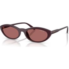 Vogue VO5697SU 328469 54 Kadın Güneş Gözlüğü Bordo Geometrik Çerçeve UV 400 Filtreli