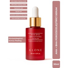 AHA + BHA Pürüzsüzleştirici Yüz Serumu | 30 ml | Gözenek Sıkılaştırıcı, Leke ve Siyah Nokta Karşıtı Peeling