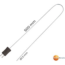 Testo 0602 5792 Daldırma Özellikli K Tipi Prob