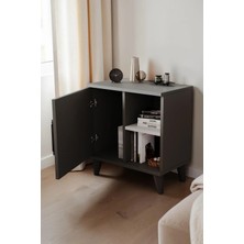 Msy Home Vento Minimal 3 Bölmeli Kapaklı Komodin