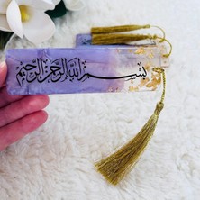 LMS Gift Epoksi Kitap Ayracı-Islami Hediyelik-Besmele Kitap Ayracı