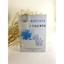 LMS Gift 25 Adet Kartlı Anahtarlık 1 Yaş Doğum Günü Hediyelik