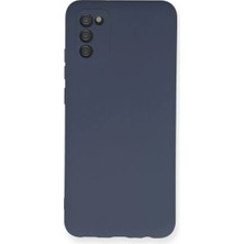 Verto Newface Samsung Galaxy A03S Kılıf Nano Içi Kadife Silikon - Gri