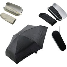 Cm Store Renkli Çantalı - Cep Tipi Manuel Kapsül Şemsiye - Sipariş Verirken Renk Belirtiniz (5067)