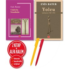 Kırmızı Kedi Yayınevi Alfa Kalem+Yolcu+Cinlerin Istanbulu(Enis Batur) 2 Kitap / Edebiyat