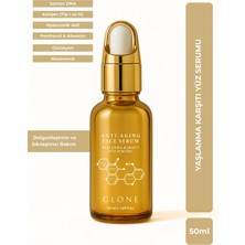 Yaşlanma Karşıtı Yüz Serumu | 50ml | Somon DNA & Kolajen | Sıkılaştırıcı, Dolgunlaştırıcı ve Aydınlatıcı Konsantre Bakım