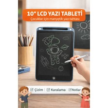 Eneci 10" Manyetik Yazı Tahtası Eğitici Öğretici Yazı Tableti Renksiz