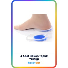 4'lü Topuk Dikeni Silikon Koruyucu Topuk Yastığı Seti