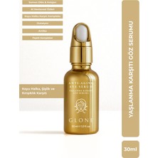 Yaşlanma Karşıtı Göz Serumu | 30ml | Peptit & Somon DNA | Koyu Halka, Torbalanma ve Kırışıklık Karşıtı