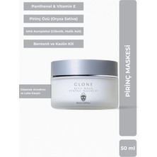 Glone Pirinç Maskesi | 50ml | AHA & Kil | Aydınlatıcı ve Leke Karşıtı