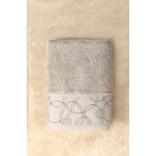 Ellia Soft Namat %100 Pamuklu Nakışlı Çeyizlik Lüks Yüz Havlusu Yumuşak Emici Kaliteli 50X100 cm