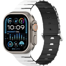 Kordify Apple Watch 49/46/45/44/42MM Uyumlu Zed Magnet Silikon Kordon