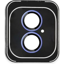 Verto Joko Apple iPhone 16 Pvd Metal Kamera Lens - Mavi