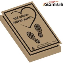 Oto Mısırlı Otomısırlı Kraft Araç Araba Oto Paspas Kağıdı 50 Adet Suya Toza Dayanıklı Bej Renk