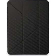 Freedom Storee Apple Ipad Pro 11 (2024) Kılıf Color Karbon Tablet Kılıfı - Siyah