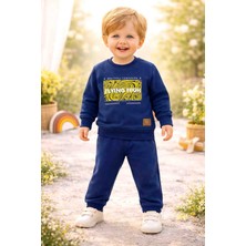 Uçurtma Baby Kids Ilo Baskılı Iki Iplik Mevsimlik Erkek Çocuk 2'li Alt-Üst Takım 2-3-4-5yaş