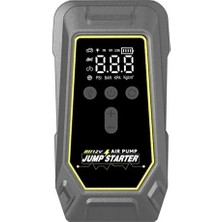 Derin Stok Tank Model Şarjlı 12.000 Mah Taşınabilir Çanta Araç Akü Işıklı Hava Kompresörü
