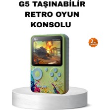 İlkyaz Fashion G5 Retro Oyun Konsolu 500 Klasik Oyunlu 3 Inç Hd Ekran ve Tv Bağlantılı ILKYZHB-RS3455