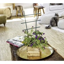 Esranın Dünyası Çiçek Desteği - Sarmaşık Kafesi, Plastik, Düz, Yeşil