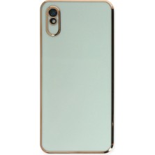 Magicool Xiaomi Redmi 9A Kılıf Volet Silikon - Açık Yeşil
