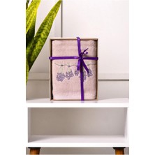 Ellia Soft Lavanta Kokulu %100 Pamuk 3 Parça Havlu Seti, Çeyiz Seti